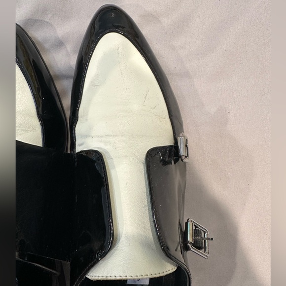 Jimmy Choo white black monk strap loafer - Picture 3 of 15